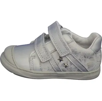 Chlapecké polobotky Obuv dětská kožená PONTE DA03-5-1475 stříbrná (Dětská kožená celoroční obuv)