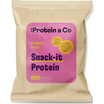Protein ProteinaCo SNACK IT Protein - 1 porce 45 g Vyber si z těchto lahodných příchutí: Passion fruit