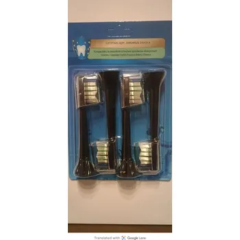 Náhradní hlavice k elektrickému kartáčku Univerzální hlavice 4 kusy pro sonické kartáčky Sonicare HX6064/6014