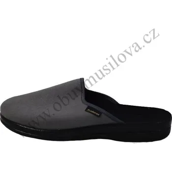 Pánské pantofle Obuv Rogallo 23917 šedá (Obuv domácí pánská ROGALLO)