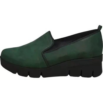 Dámská zdravotní obuv Obuv dámská kožená BARTON 5.23 zelená (Dámská kožená obuv na klínku)