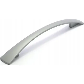 Nábytkové kování Nábytková úchytka reling šedá matná 21,1 x 2,4 x 2,6 cm