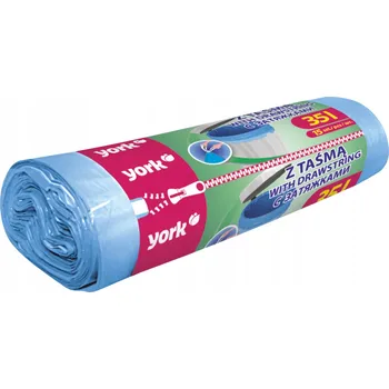 Pytle na odpadky PYTLE NA ODPADKY 35L SVÁZANÉ PÁSKOU PEVNÉ 15 KUSŮ UNIVERZÁLNÍ HYGIENICKÉ