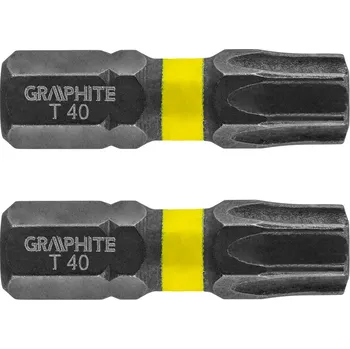 Bit Graphite Rázové bity TX40 25mm 2ks