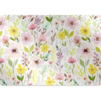 Podložka pod nábytek Podložka pod kolečkovou židli barevné květiny