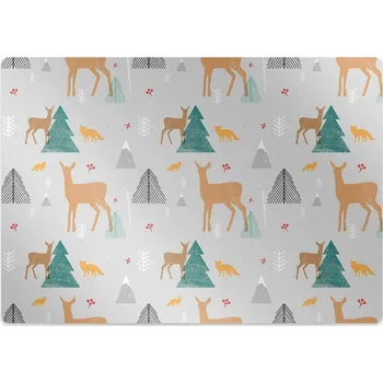 Podložka pod nábytek Podložka pod kolečkovou židli lesní zvěř