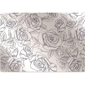 Podložka pod nábytek Podložka pod kolečkovou židli modré růže