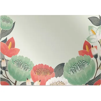 Podložka pod nábytek Podložka pod kolečkovou židli Jarní květiny