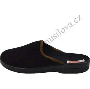 Pánské pantofle Obuv Rogallo 22946 hnědá (Obuv domácí pánská ROGALLO)