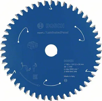 Pilový kotouč Bosch Expert for Laminated Panel 2608644549 165 × 20 x 1,8 mm 48 zubů