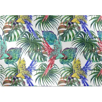 Podložka pod nábytek Podložka pod kolečkovou židli papoušci