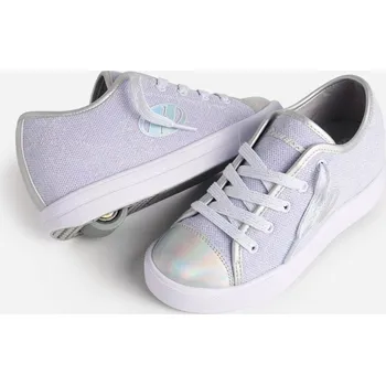 Kolečkové brusle Heelys - Classic Em - Silver/White/Grey - koloboty Velikost boty: 31