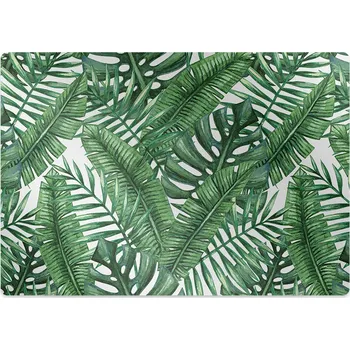 Podložka pod nábytek Podložka pod kancelářskou židli tropické listy