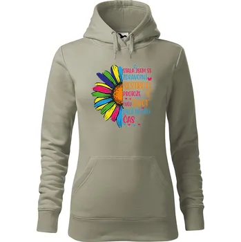 Pánská mikina Dámská mikina Zdravotní sestra Velikost (žena): 2XL, Vyberte barvu: Světlá khaki