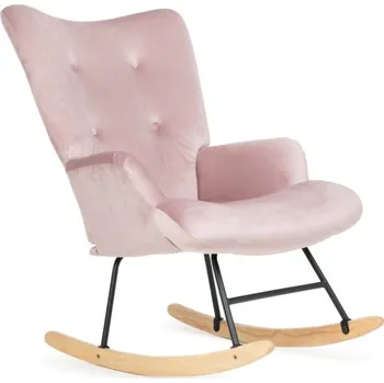 Křeslo Houpací křeslo MOSS růžové 856735