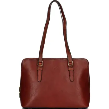 Elegantní dámská kožená kabelka Katana Wella - hnědá