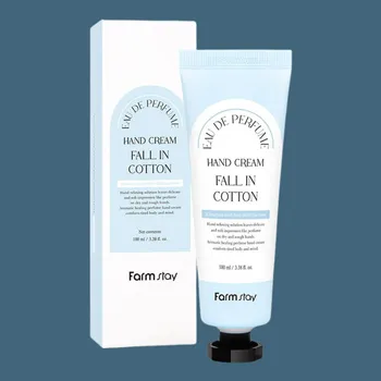 Péče o ruce Farm Stay - Eau De Parfume Hand Cream Fall In Cotton - Parfemovaný krém na ruce s vůní bavlny - 100 ml