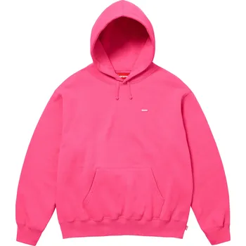 Pánská mikina Supreme Small Box Hooded Sweatshirt / Magenta Barva: Růžová, Velikost: XL