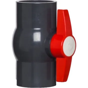 Ventil Kompaktní ventil kulový PVC-U, 2x lepený spoj, 63mm