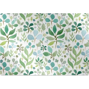 Podložka pod nábytek Ochranná podložka pod židli Zelené listy