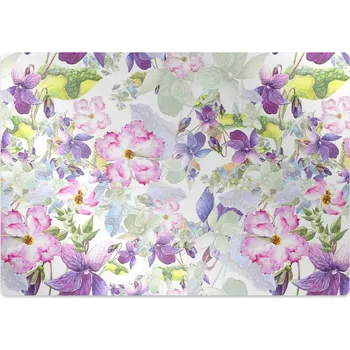 Podložka pod nábytek Ochranná podložka pod židli fialové květy