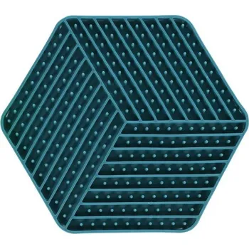 Hračka pro kočku Lízací podložka pro psy a kočky Flamingo Leki - Modrá