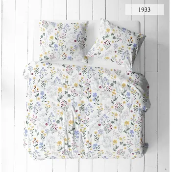 Povlečení Povlečení krep Natalie modrá 140x200+70x90