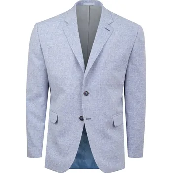 Pánský oblek FERATT Pánské oblekové sako ALAIN světle modré Velikost: 176/48