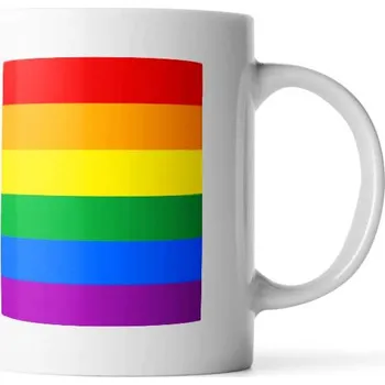 Sablio Hrnek Duhová vlajka - 200 ml - espresso