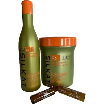 Kosmetická sada Bes sada F1 šampon + F2 ampule | Profesionální péče proti lupům, svědění a podráždění vlasové pokožky – Silná účinnost a přírodní výtažky – Lvhair.cz