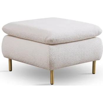 Taburet Čalouněný taburet GORDON látka Cloud 63 nohy zlaté