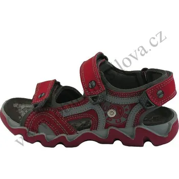 Dívčí sandály Obuv IMAC 1042 červená (Obuv dětská letní IMAC)