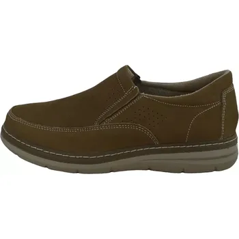 Pánské polobotky Obuv pánská IMAC JL24-I3243.31 sv.hnědá (Pánská kožená obuv)