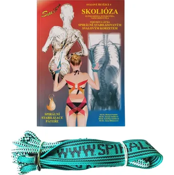 Kniha skolióza + elastické lano (originál Mudr. Smíšek)