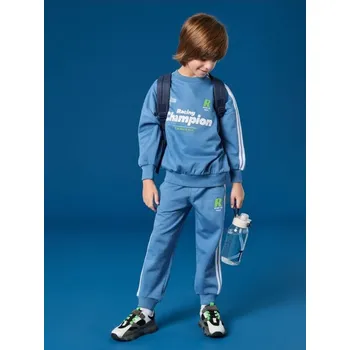 Oblečení a móda Sinsay - Žerzejová souprava - modrá - XM972-58X - XM972-58X-116