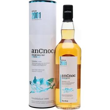 Whisky anCnoc Vintage 2001 46% 0,7l (tuba)