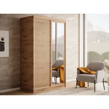 Šatní skříň Delia šatní skříň s posuvnými dveřmi Delia 120 cm