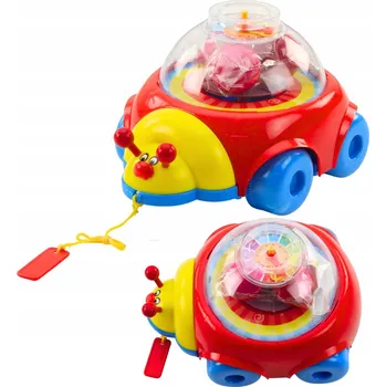 Hračka pro nejmenší Beruška na Tahání s Míčkem interaktivní hračka pro nejmenší