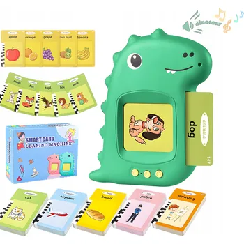 Hračka pro nejmenší ČTEČKA ANGLICKÝCH VÝUKOVÝCH KARET Hračka Dinosaurus pro rané jazykové vzdělávání