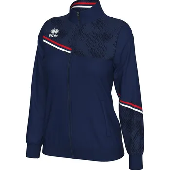 Dámská mikina ERREA´ ERREA ESTELLA Dámská mikina BARVA: tmavě modrá - červená - bílá, Velikost: S Dámská mikina – stylová sportovní mikina s rolákem na zip | Miba-sport