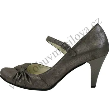 Dámské lodičky Společenská obuv Hilby 579 grafit (Společenská obuv)
