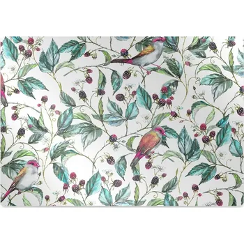 Podložka pod nábytek Podložka pod kolečkovou židli Ptáci na větvi