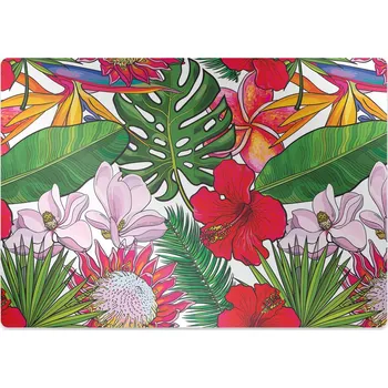 Podložka pod nábytek Podložka pod kolečkovou židli barevné květiny