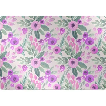 Podložka pod nábytek Podložka pod kancelářskou židli květinový vzor