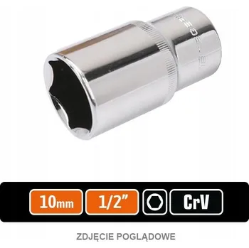 Klíč Nástrčný klíč 1/2" šestihranný 10 mm dlouhý Teger