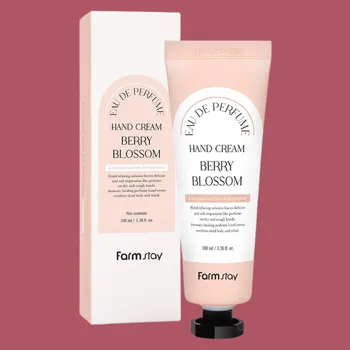 Péče o ruce Farm Stay - Eau De Parfume Hand Cream Berry Blossom - Parfemovaný krém na ruce s ovocno-květinovou vůní - 100 ml