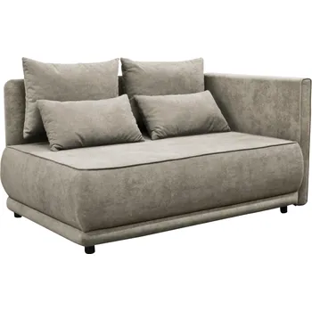 Obývací stěna Rozkládací pohovka, béžovošedá Taupe, pravá, LIAMI