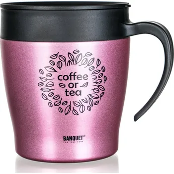 Termohrnek Banquet TAZZA 330 ml 0.33 l růžová