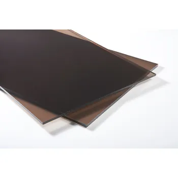 Průsvitná krytina Arla Plast Plný polykarbonát bronz 5 mm s UV 1000 x 750 mm