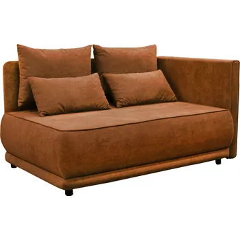 Obývací stěna Rozkládací pohovka, terakota, pravá, LIAMI